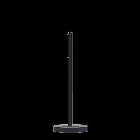 Plasticade , Plastic Black, Matte, 60 in L, 18.5 in D UV800RB30-60BKPK